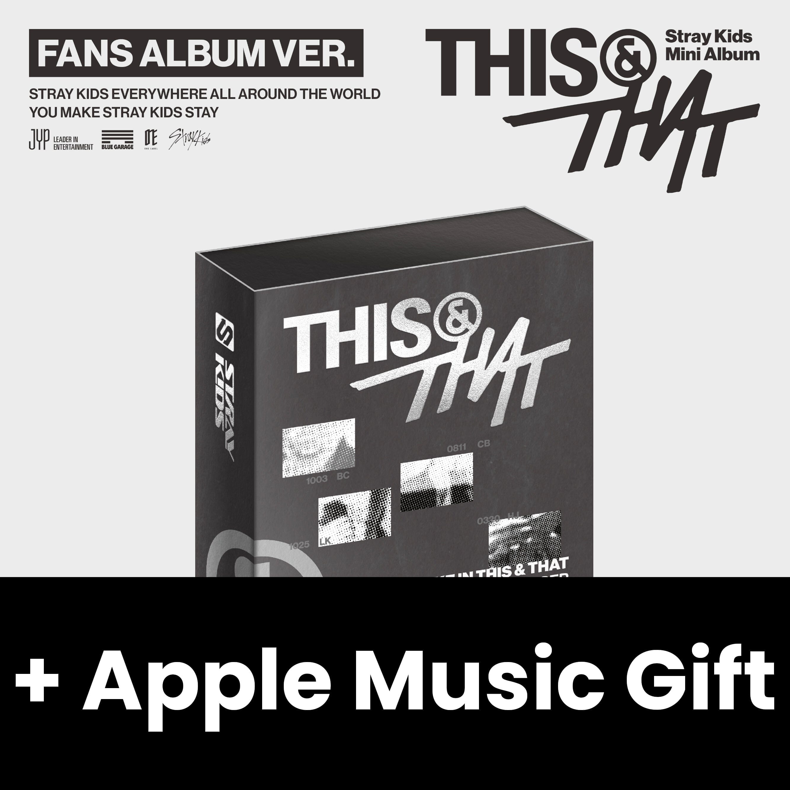 STRAY KIDS - THIS & THAT (FANS ALBUM VER.) + Apple Music Gift