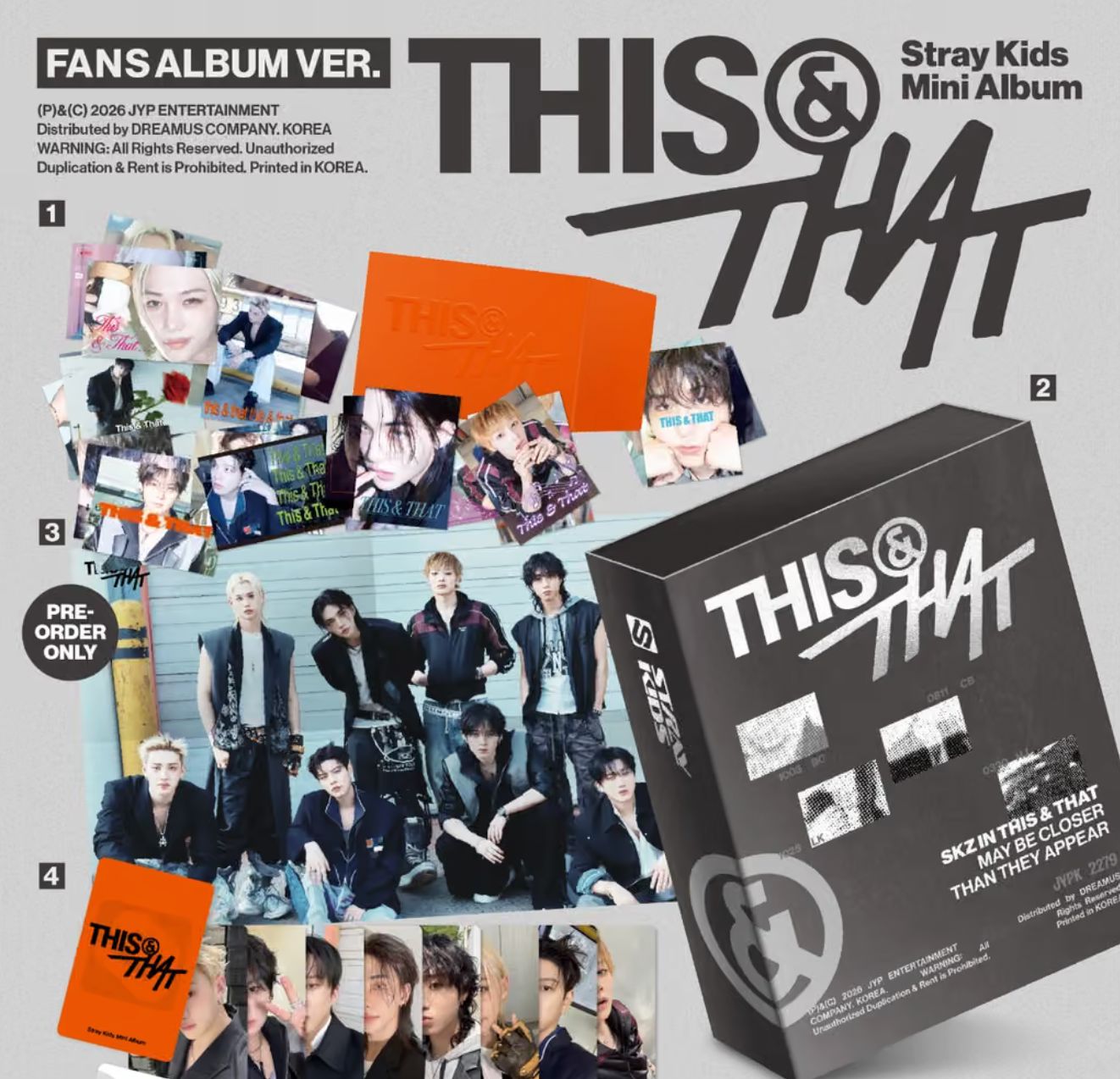 Stray Kids THIS & THAT FANS ALBUM VER20個 STRAY KIDS - THIS & THAT (FANS ALBUM VER.) + Apple Music Gift