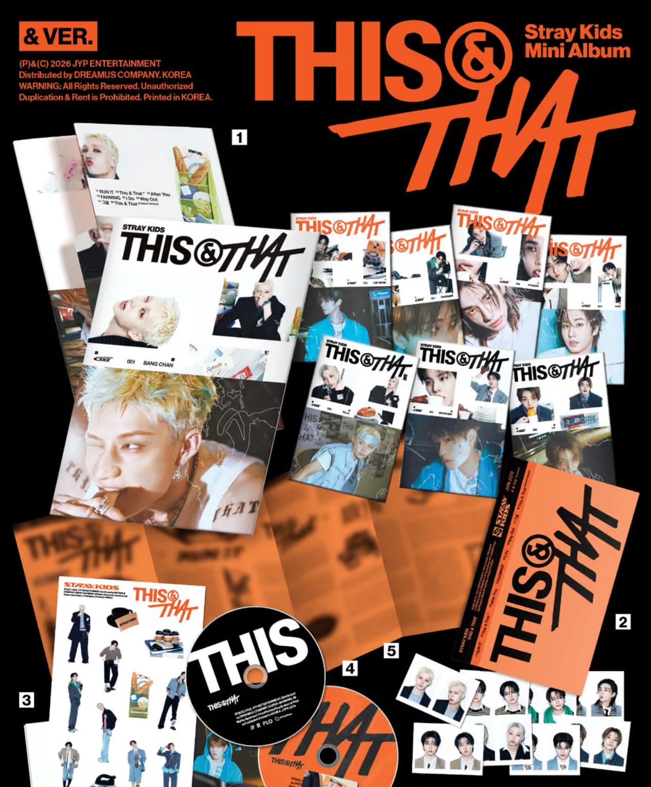 STRAY KIDS - THIS & THAT (& VER.) + Apple Music Gift Nolae