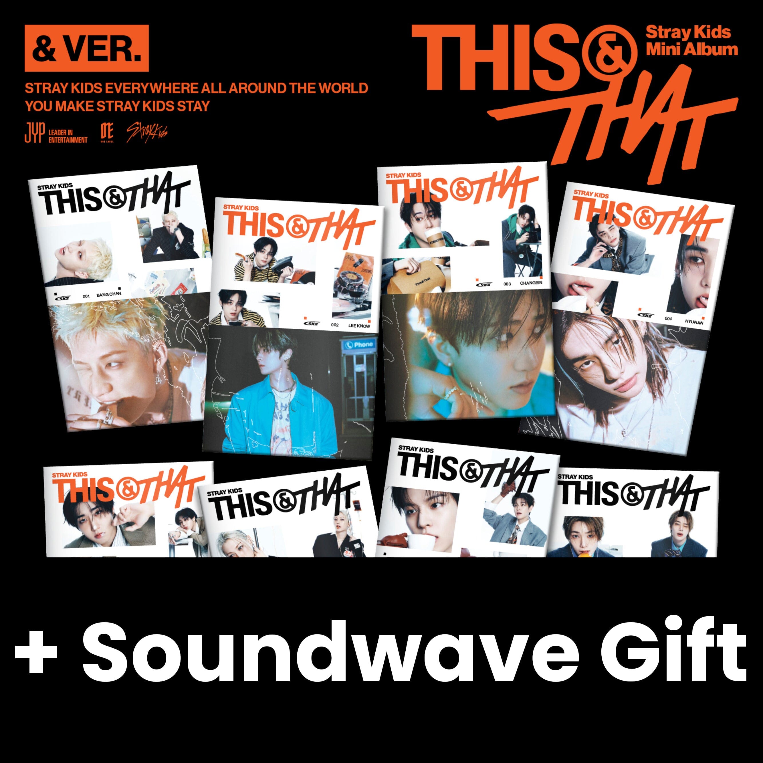 STRAY KIDS - THIS & THAT (& VER.) + Soundwave Gift Nolae