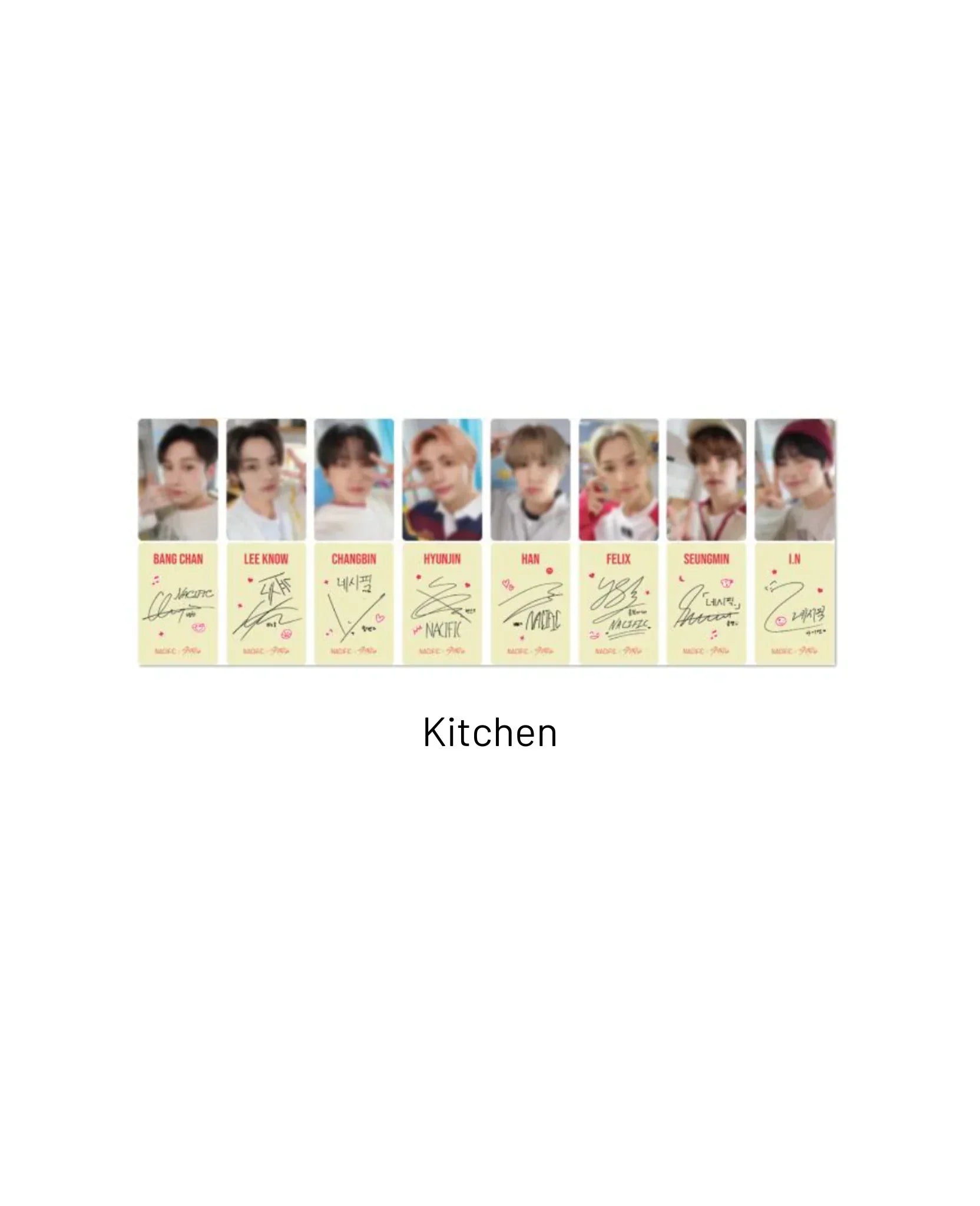 STRAY KIDS X NACIFIC - PHOTOCARD (KITCHEN) Nolae