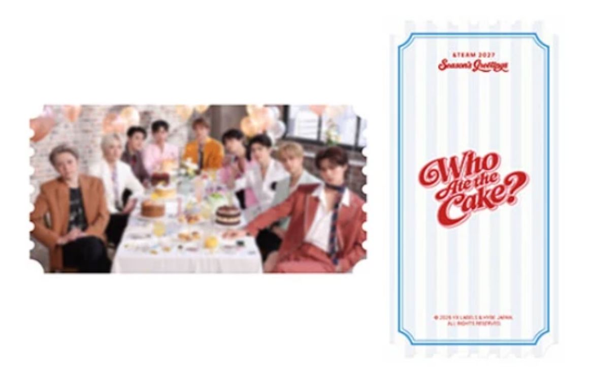 &TEAM - 2027 SEASON'S GREETINGS (WHO ATE THE CAKE?) + Special Gift Nolae