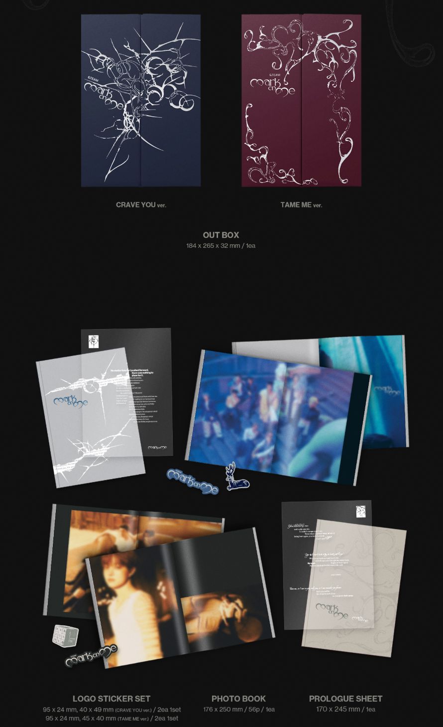 &TEAM - MARK ON ME (2ND KOREAN MINI ALBUM) SET + EARLY-BIRD Weverse Gift Nolae