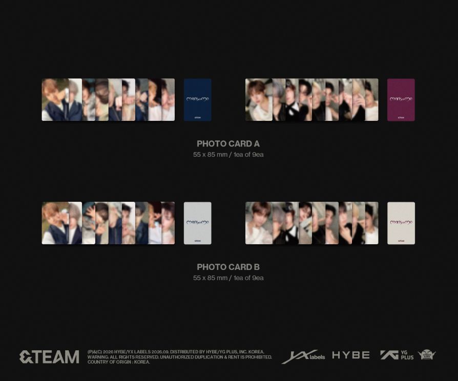 &TEAM - MARK ON ME (2ND KOREAN MINI ALBUM) SET + EARLY-BIRD Weverse Gift Nolae