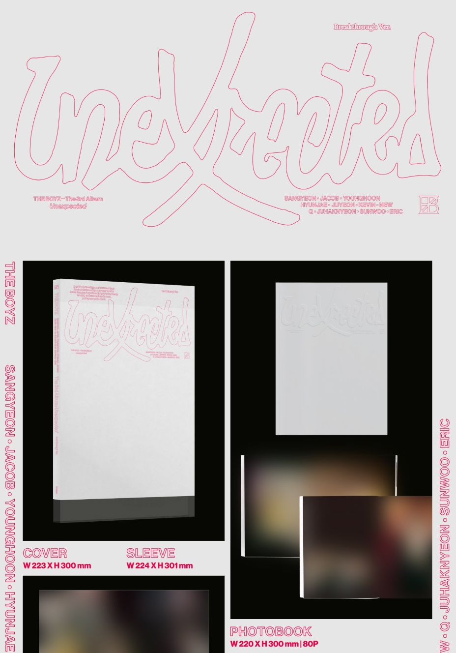 THE BOYZ - UNEXPECTED (PHOTOBOOK VER.) + Weverse Gift Nolae