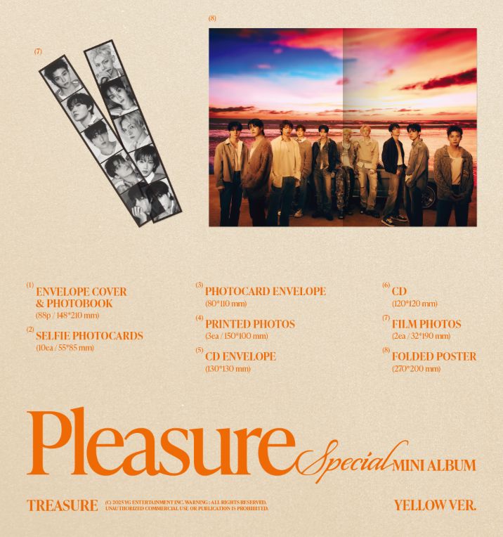 TREASURE - PLEASURE (YELLOW VER. / GREEN VER.) Nolae