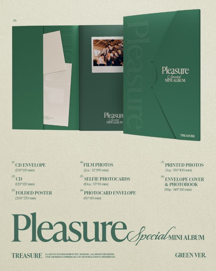 TREASURE - PLEASURE (YELLOW VER. / GREEN VER.) Nolae