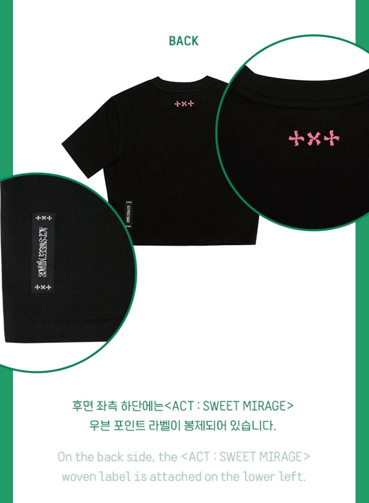 TXT - CROP T-SHIRT (ACT : SWEET MIRAGE) Nolae