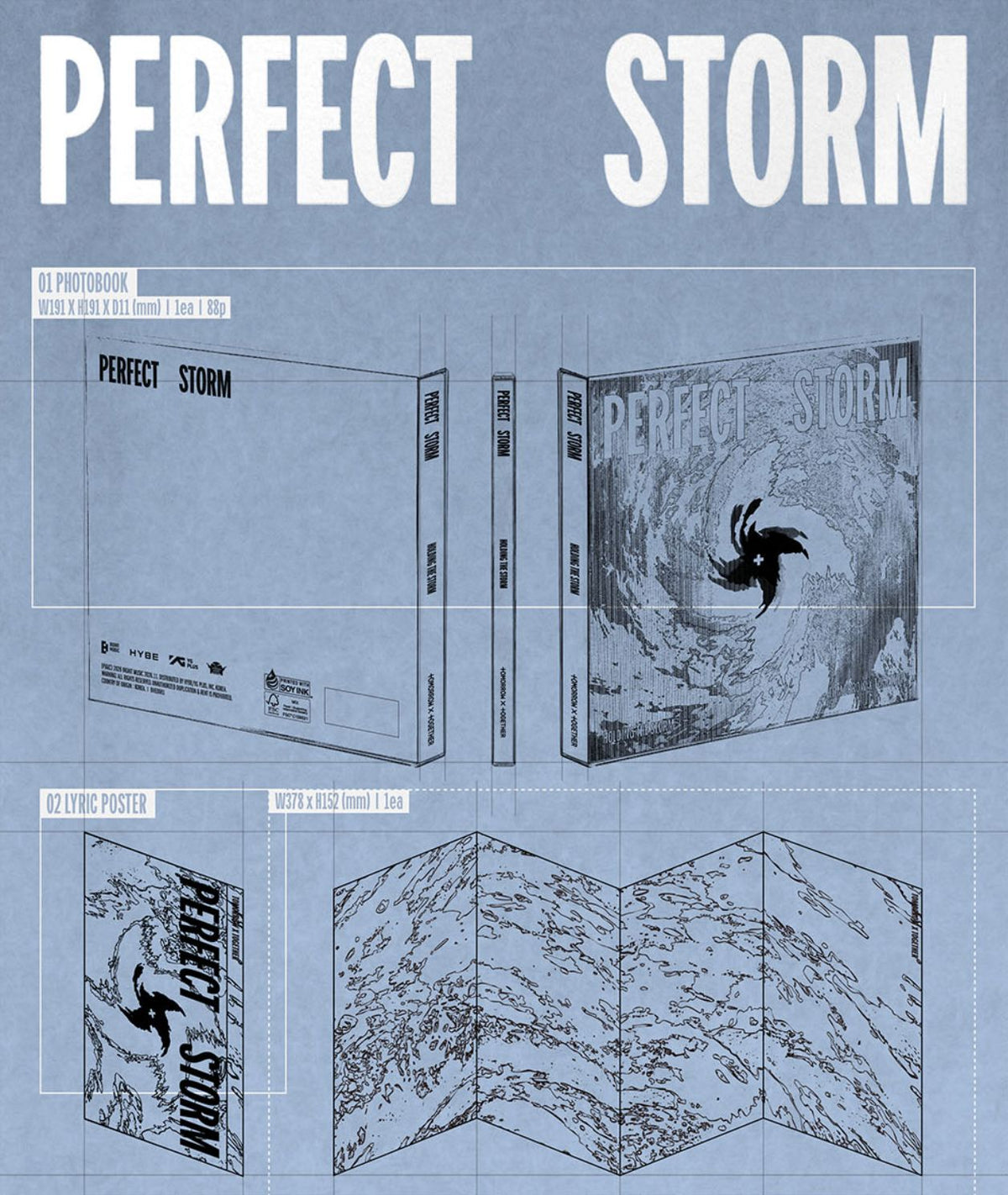 TXT - PERFECT STORM + Weverse Gift Nolae