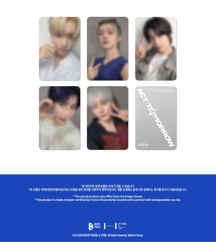 TXT - WORLD TOUR <ACT : TOMORROW> IN SEOUL (DIGITAL CODE) + Original Ticket Nolae