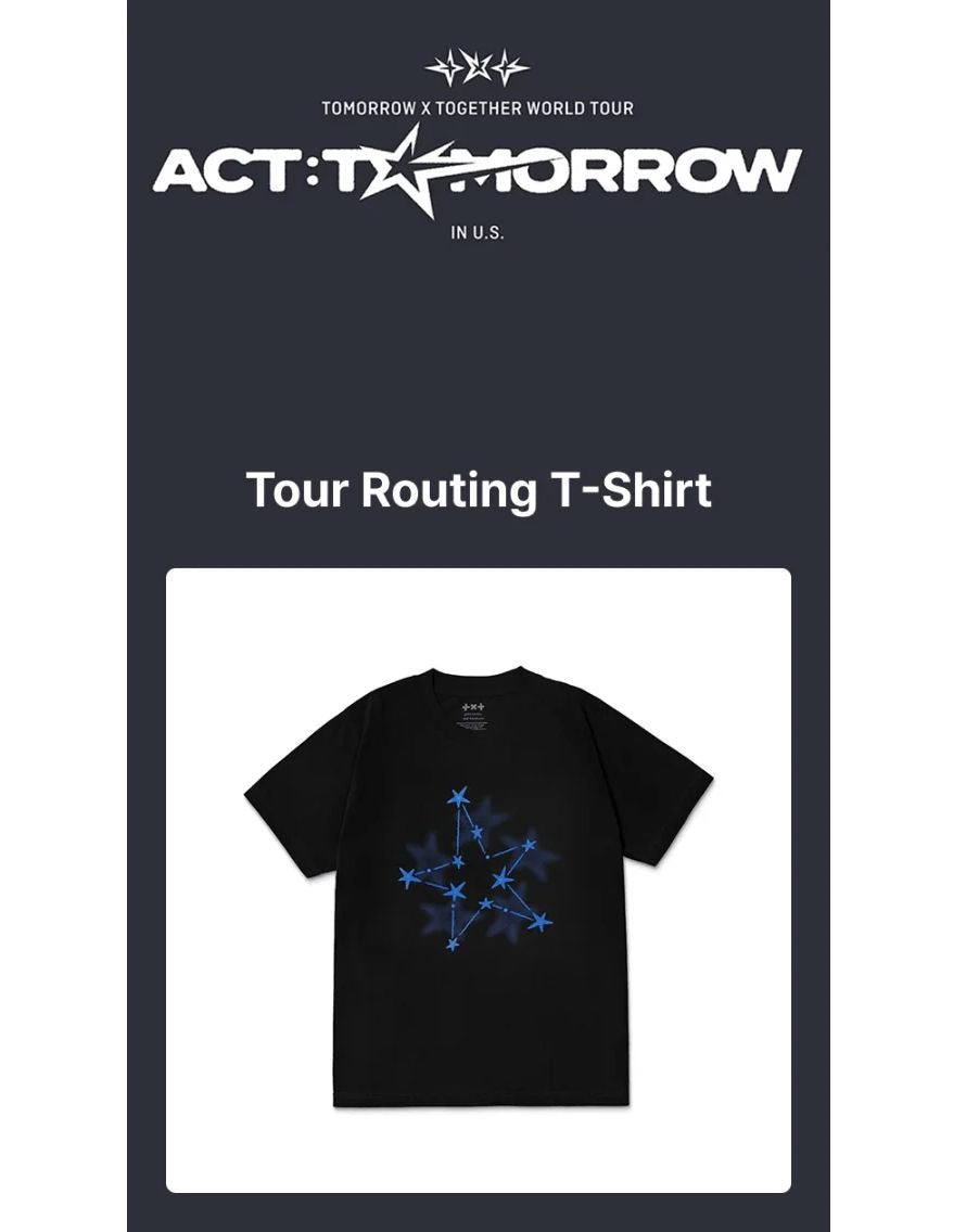 TXT - WORLD TOUR 'ACT : TOMORROW' IN U.S. OFFICIAL MD