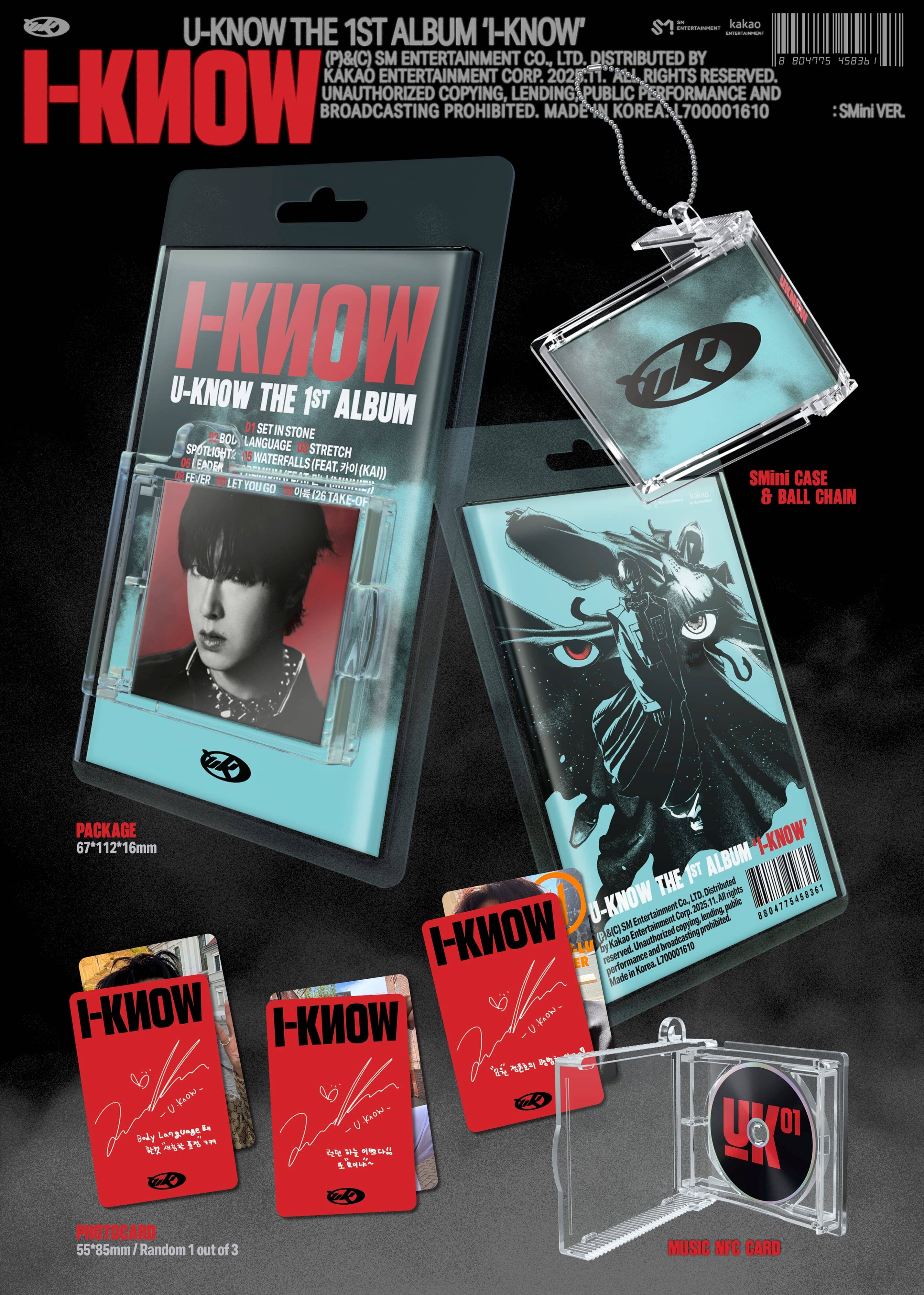 U-KNOW YUNHO (TVXQ!) - I-KNOW (SMART ALBUM) Nolae