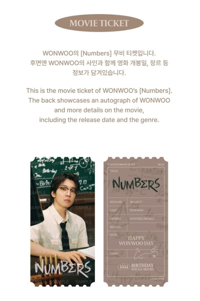 WONWOO (SEVENTEEN) - HAPPY WONWOO DAY BIRTHDAY BOX VER.4