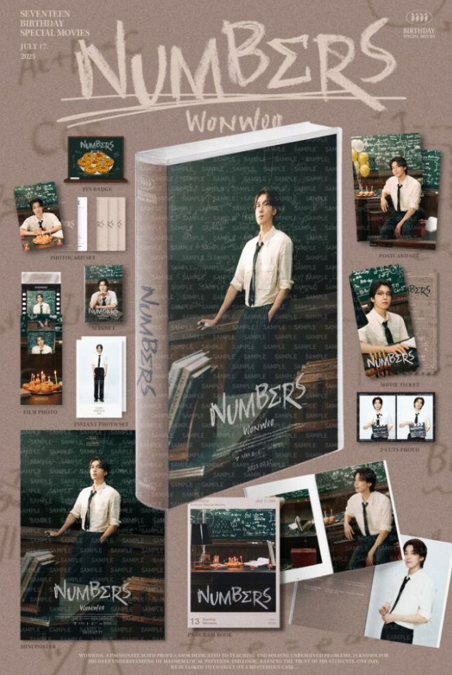 K-POP・アジア NUMBERS Wonwoo BIRTHDAY BOX4 WONWOO (SEVENTEEN) - HAPPY WONWOO DAY BIRTHDAY BOX VER.4