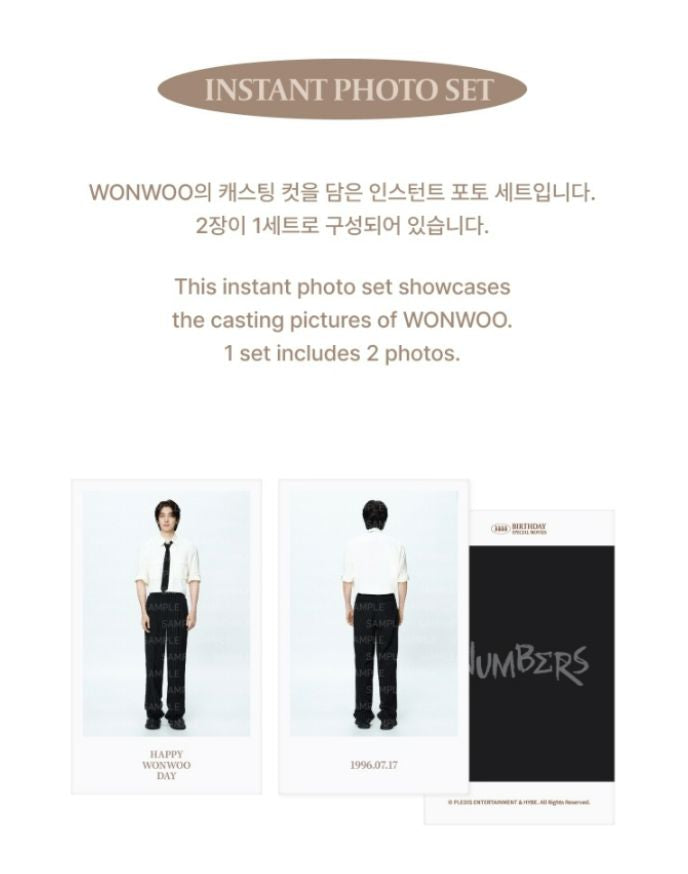 WONWOO (SEVENTEEN) - HAPPY WONWOO DAY BIRTHDAY BOX VER.4