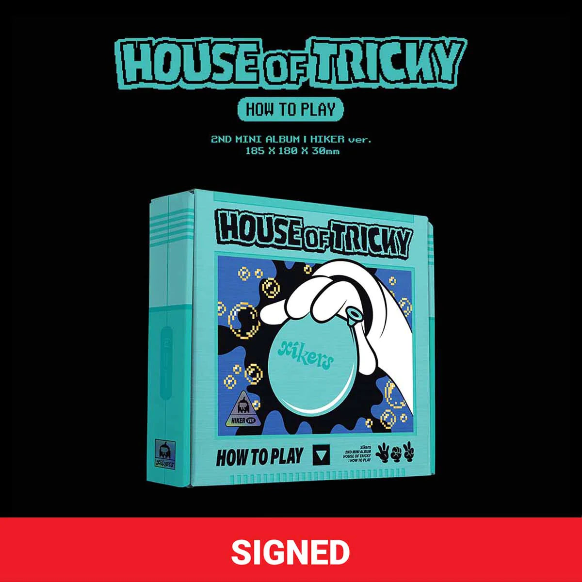 XIKERS - HOUSE OF TRICKY HOW TO PLAY - SIGNED Nolae