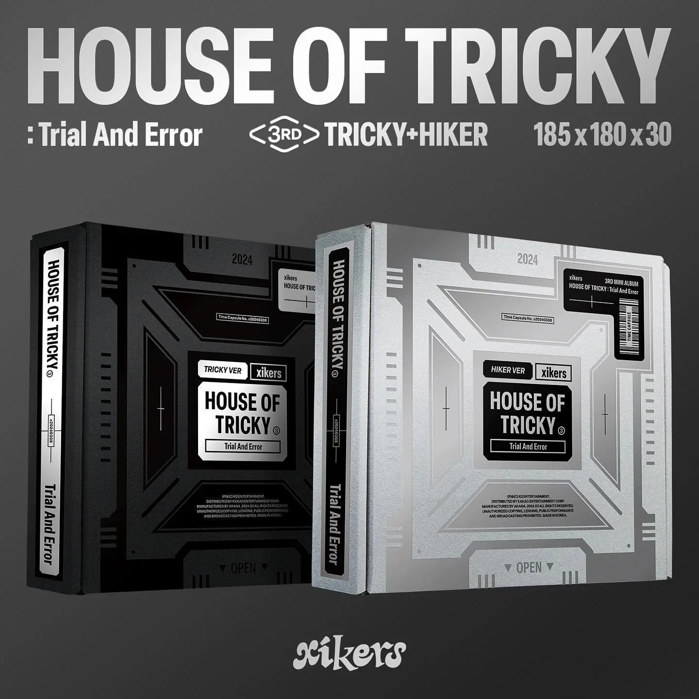 XIKERS - HOUSE OF TRICKY : TRIAL AND ERROR (3RD MINI ALBUM) LUCKY DRAW Nolae