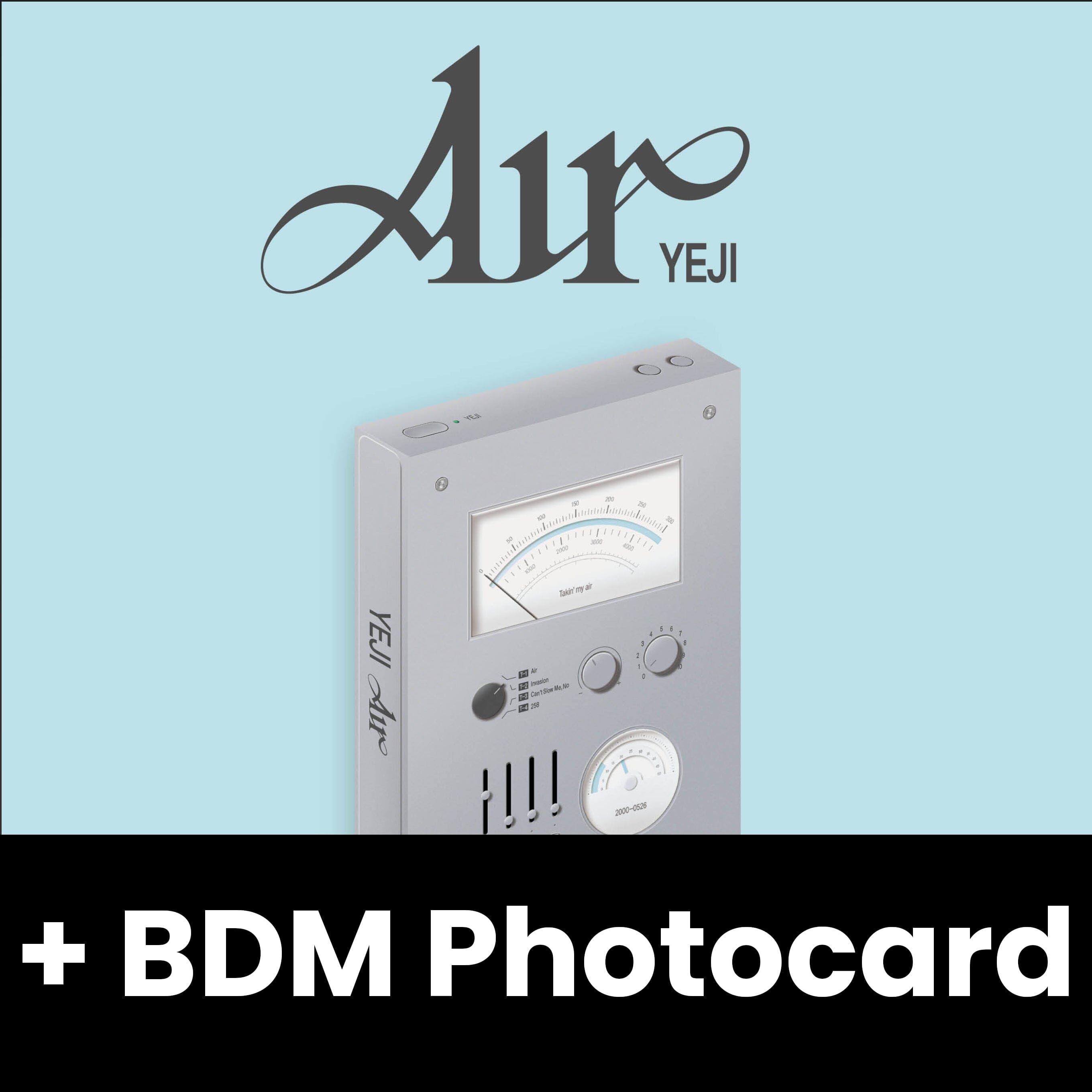 YEJI (ITZY) - AIR (OXYGEN VER.) + BDM Photocard Nolae