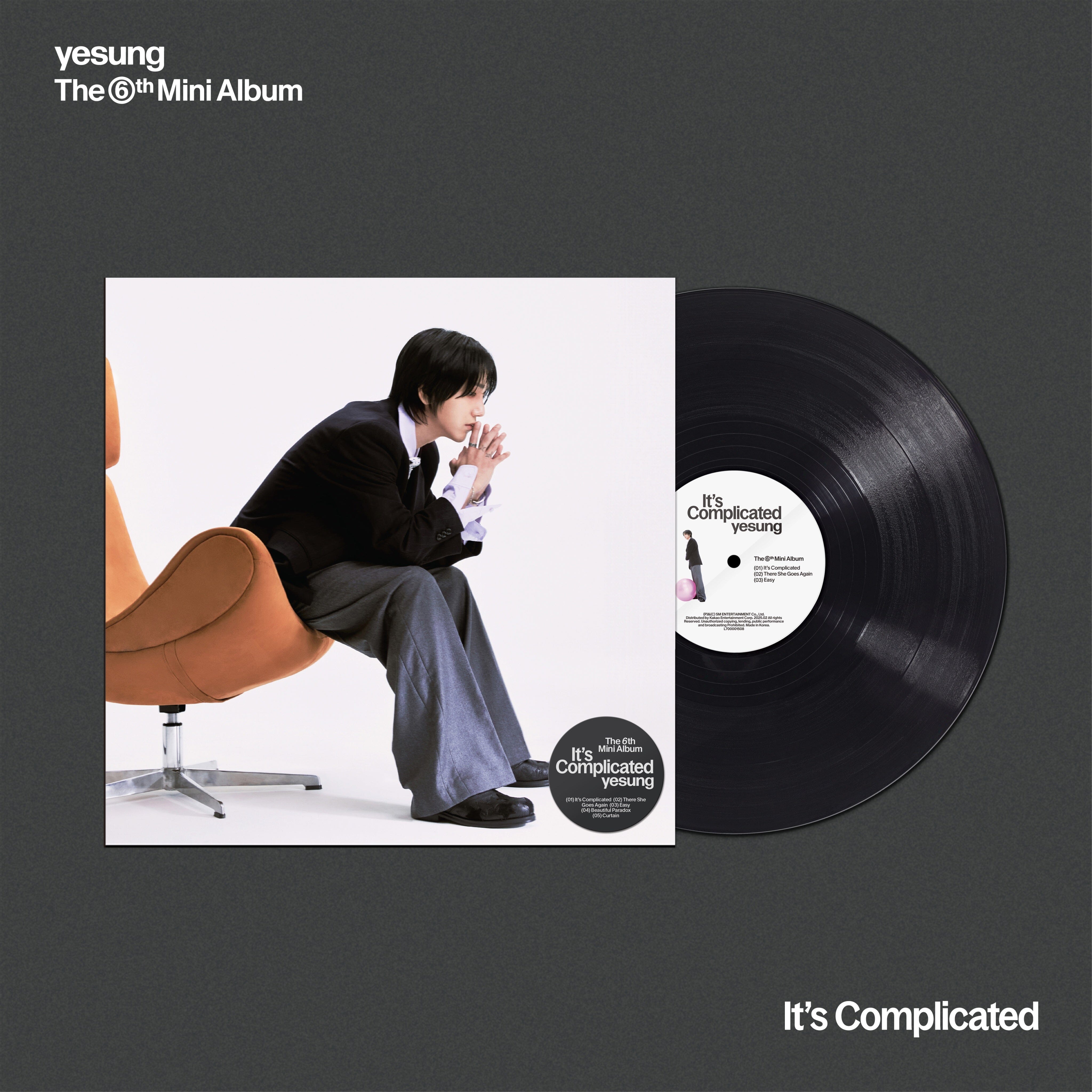 YESUNG (SUPER JUNIOR) - IT'S COMPLICATED (LP VER.) Nolae