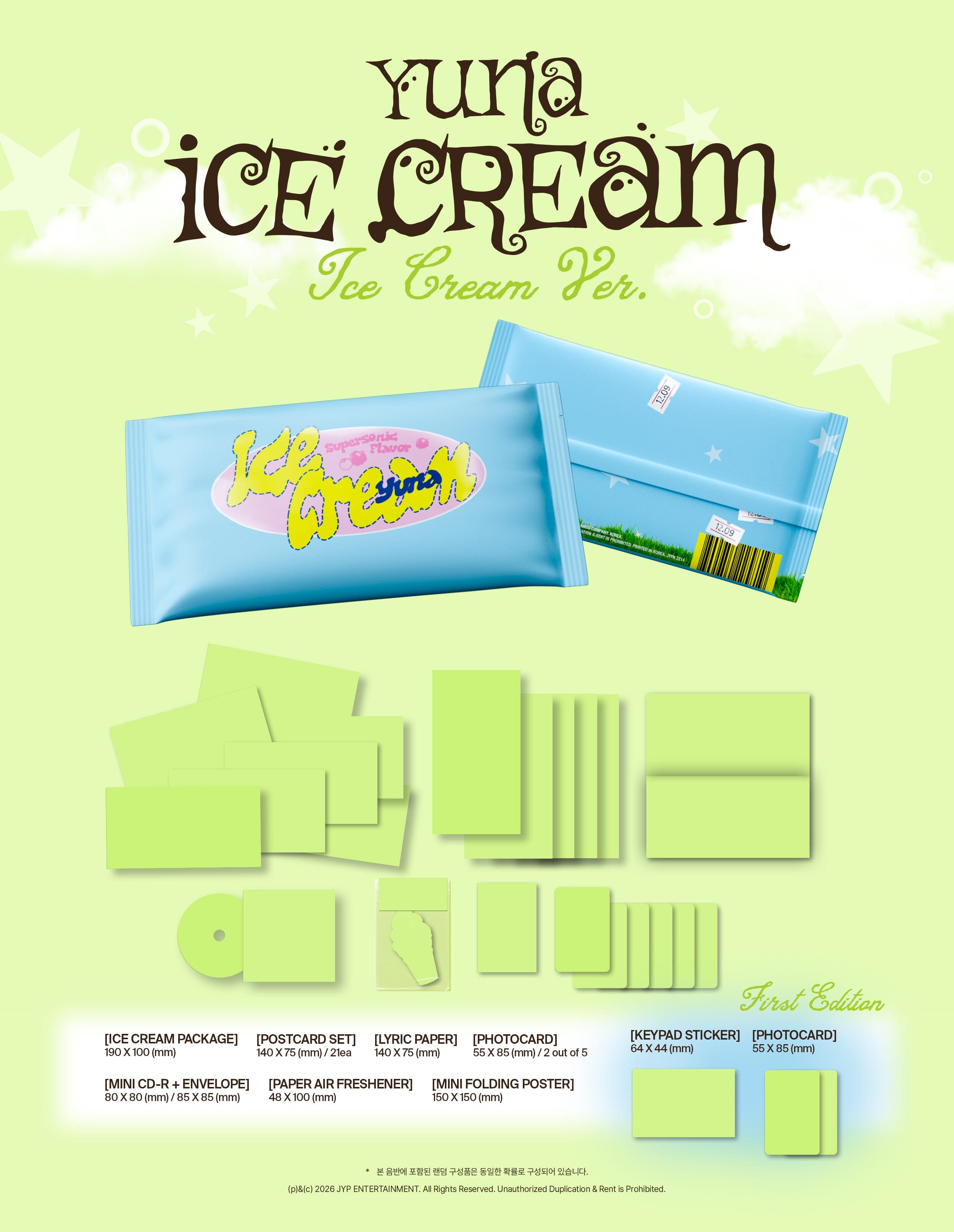 YUNA (ITZY) - ICE CREAM (ICE CREAM VER.) Nolae
