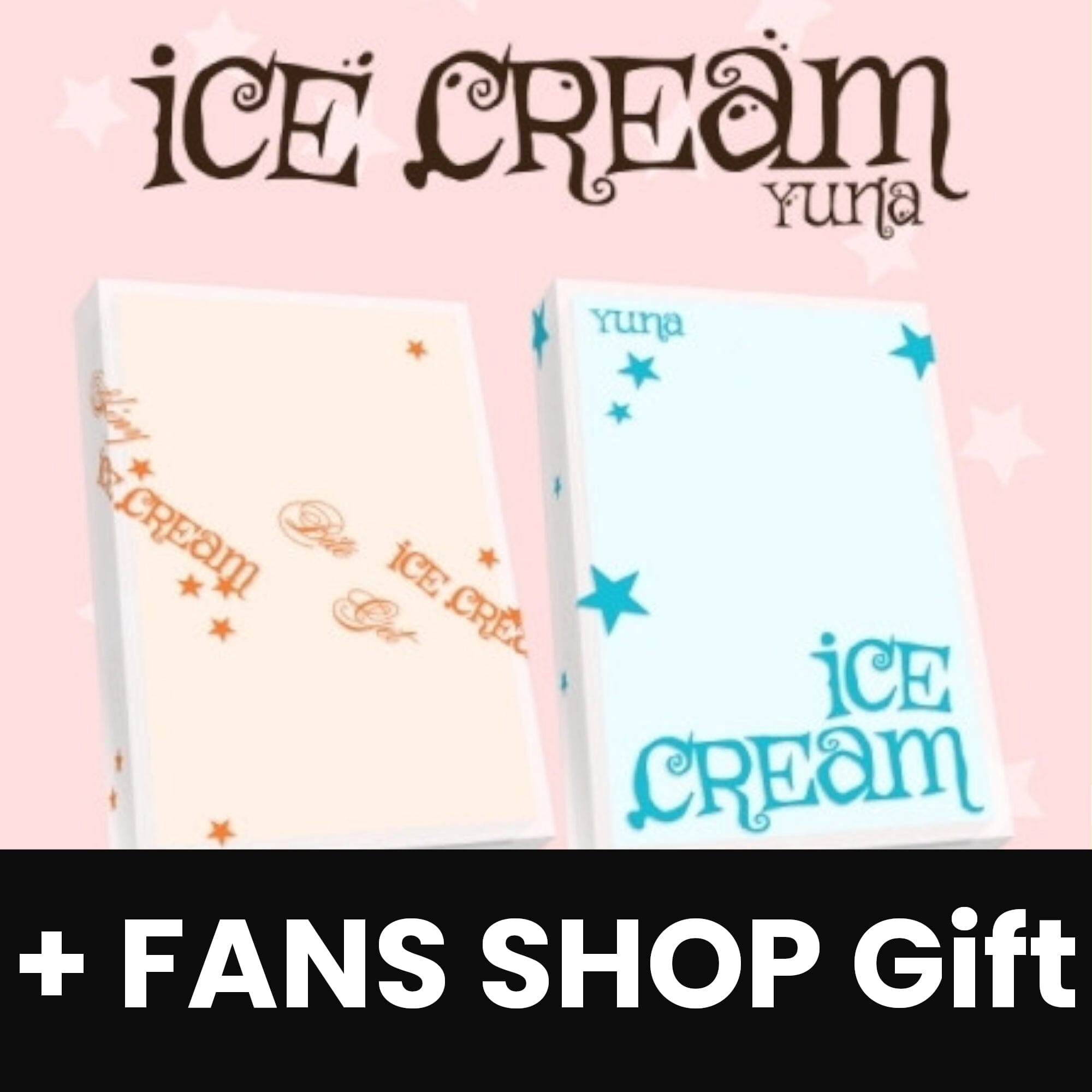 YUNA (ITZY) - ICE CREAM (POCA ALBUM VER.) + FANS SHOP Gift Nolae