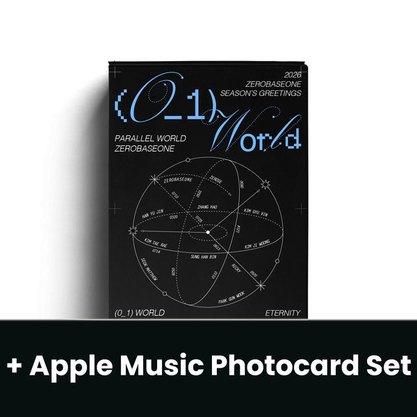 ZB1 - 2026 SEASON'S GREETINGS ((0_1) WORLD) + Apple Music Photocard Se