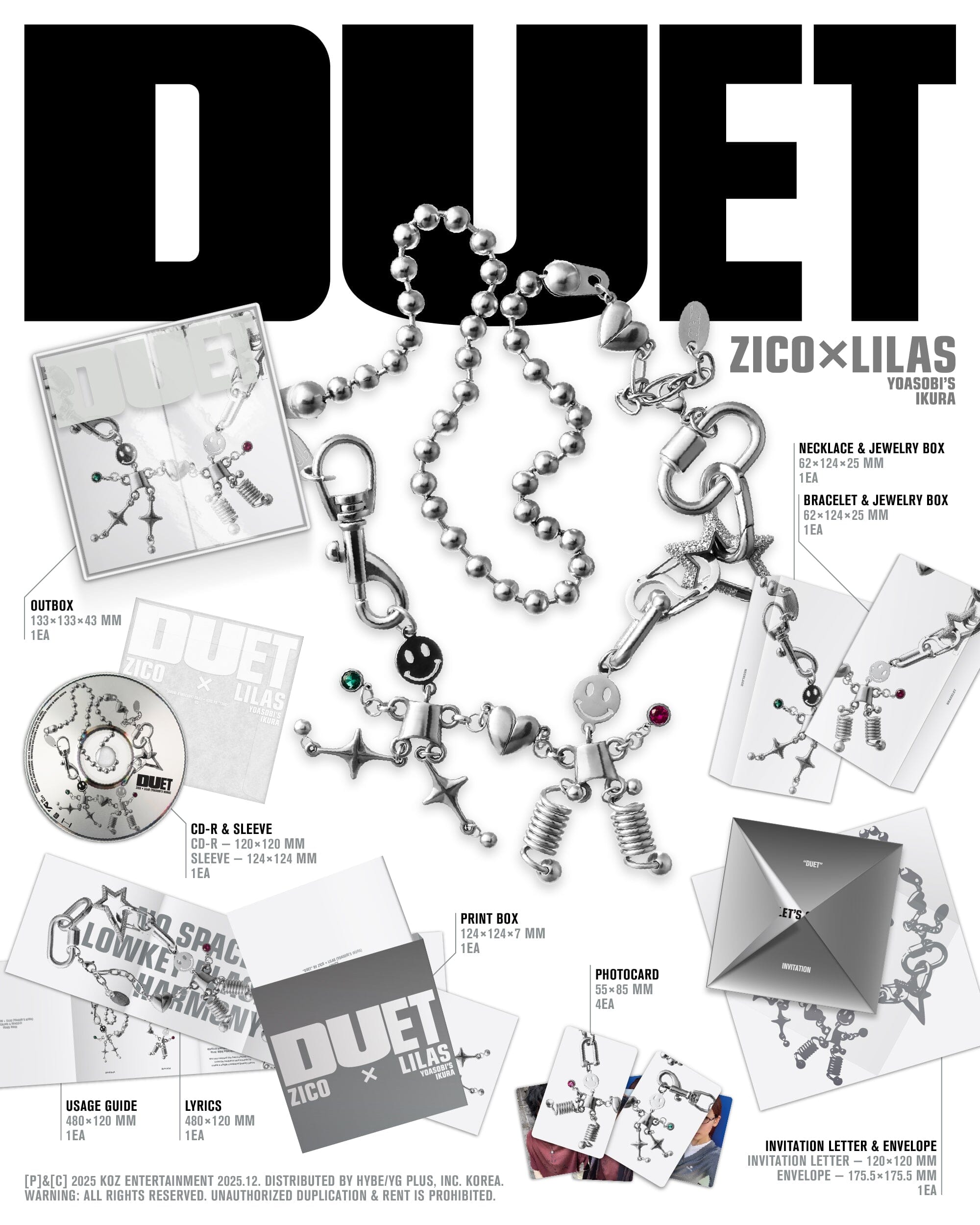 ZICO & LILAS (YOASOBI'S IKURA) - DUET (MERCH VER.)