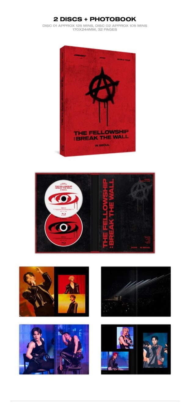 ATEEZ - THE FELLOWSHIP BREAK THE WALL IN SEOUL (BLU-RAY) Nolae Kpop