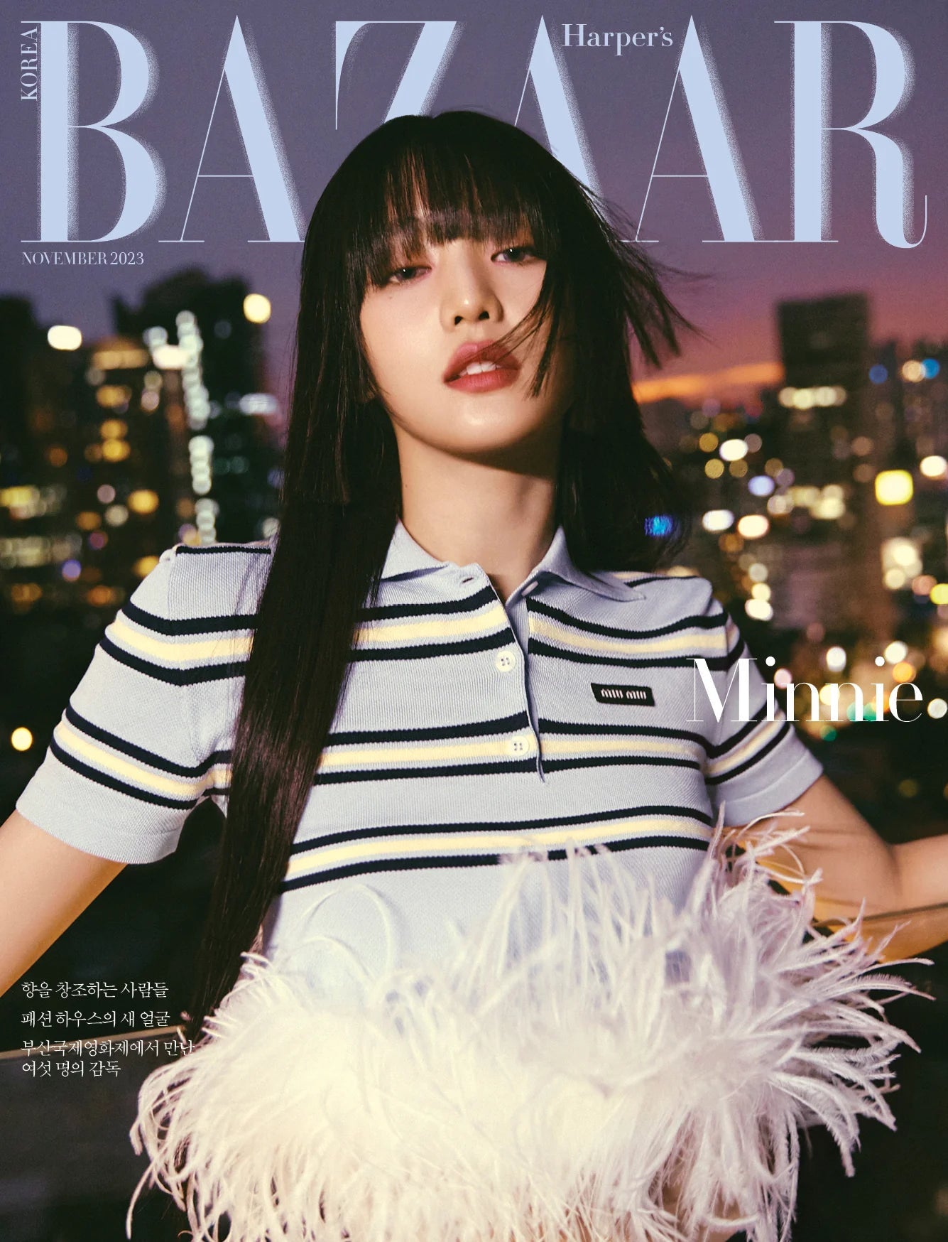 JANG WONYOUNG (IVE) & MINNIE ((G)I-DLE) - BAZAAR (2023 NOVEMBER ISSUE) Nolae Kpop