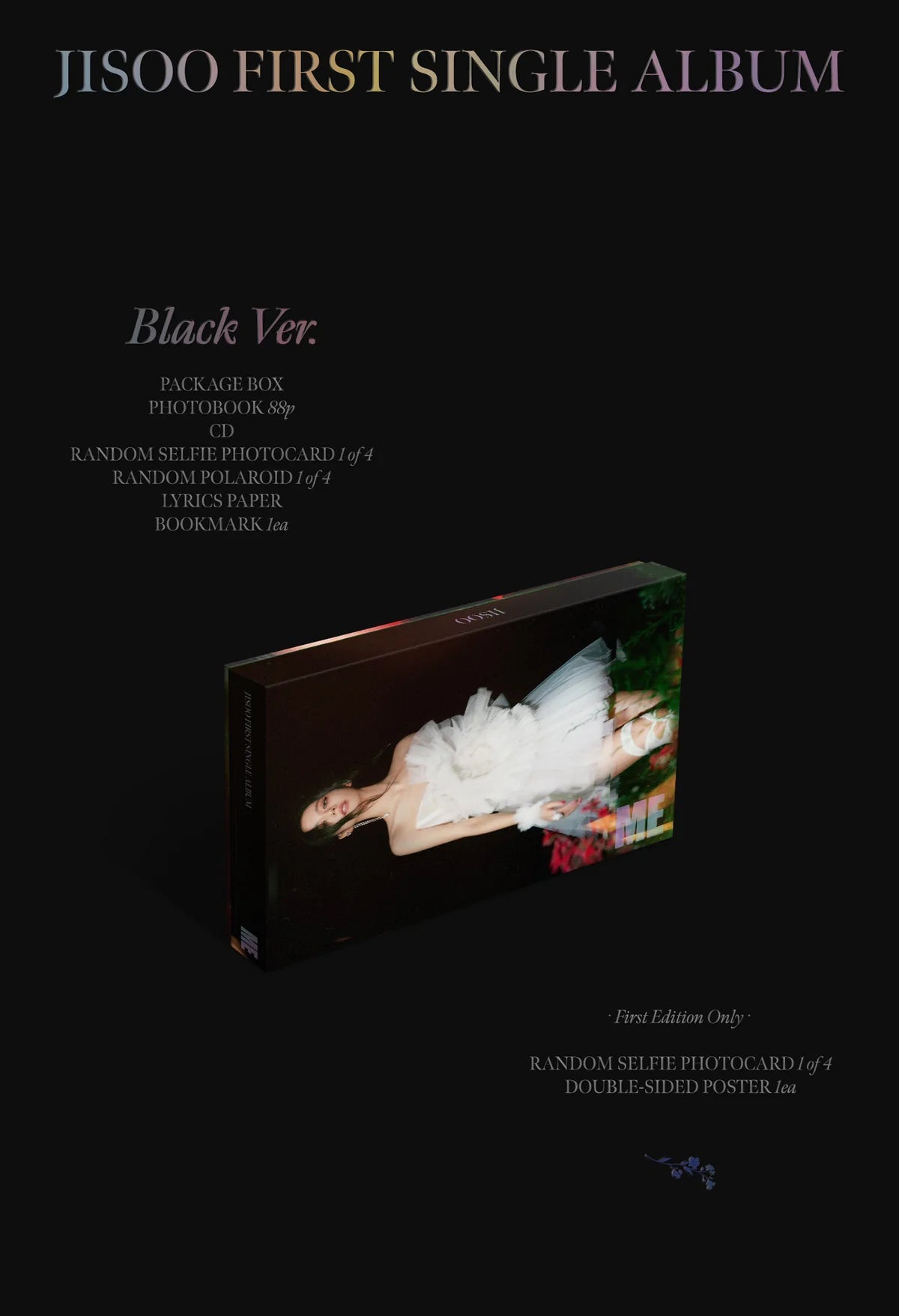 JISOO (BLACKPINK) - 1ST SINGLE ALBUM Nolae Kpop