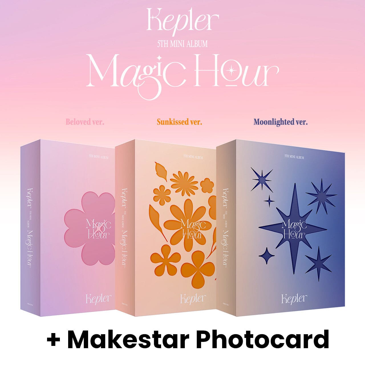 Kep1er - Magic Hour (5th Mini Album) + Makestar Photocard Nolae Kpop