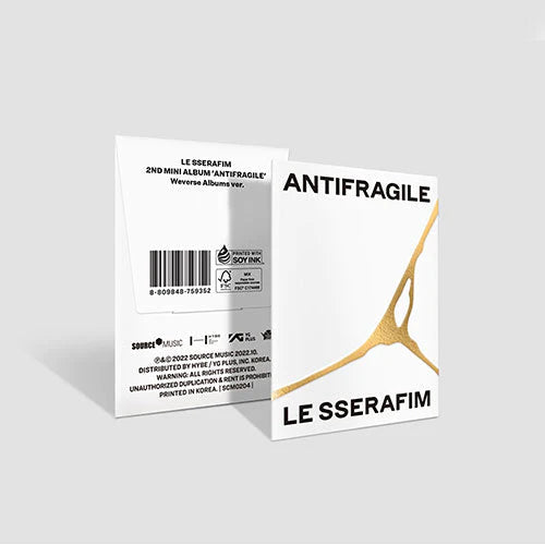 LE SSERAFIM - ANTIFRAGILE (WEVERSE ALBUMS VER.) 2ND MINI ALBUM Nolae Kpop