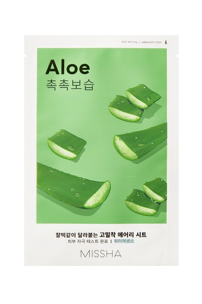 MISSHA - Airy Fit Sheet Mask (Aloe) Nolae Kpop