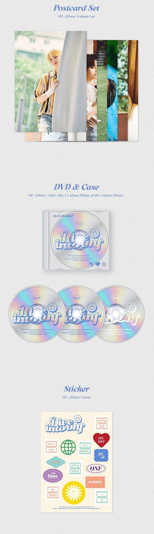 ONF - THE 1ST REALITY [Dive into ONF] DVD