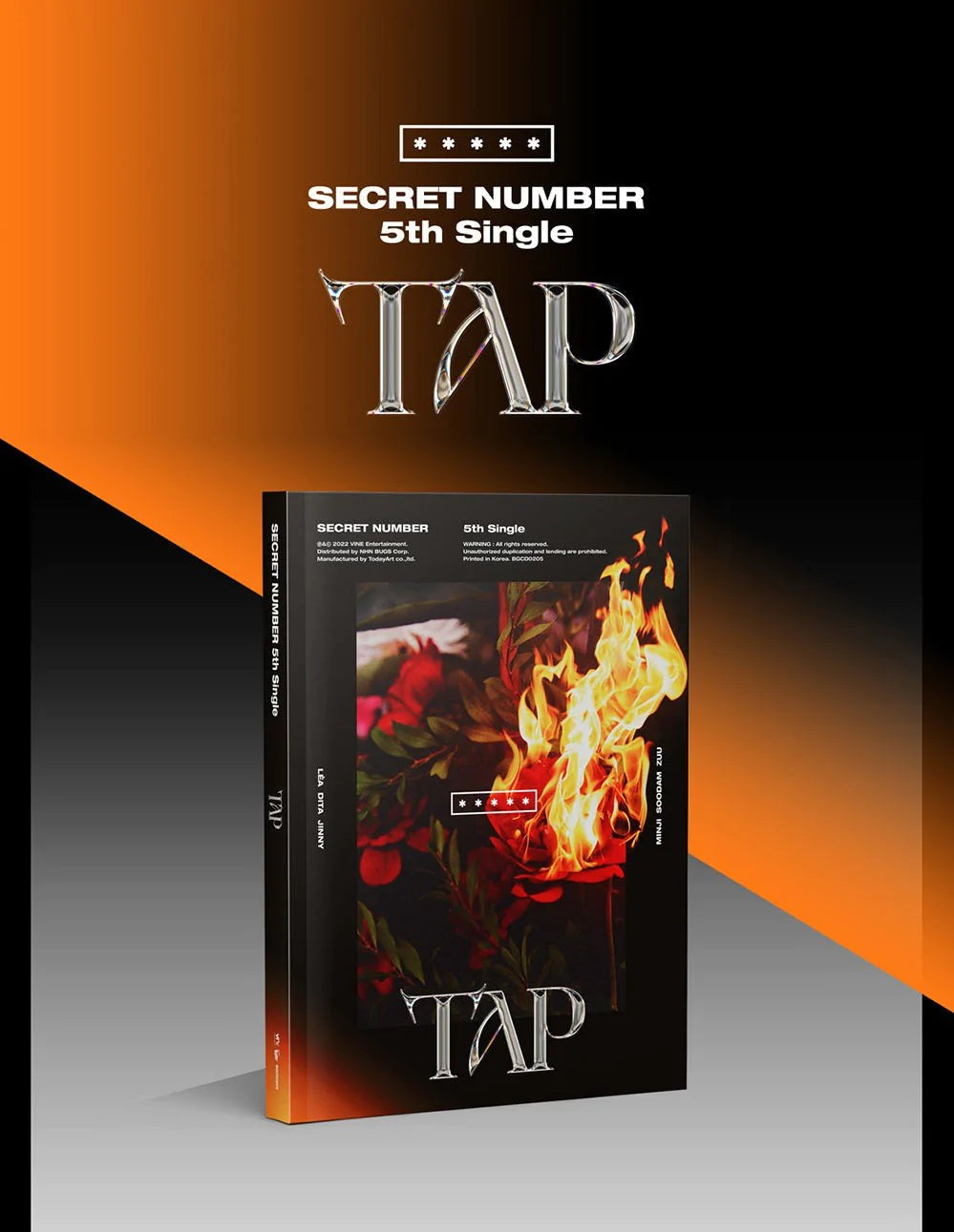 SECRET NUMBER - TAP (5TH SINGLE ALBUM) Nolae Kpop