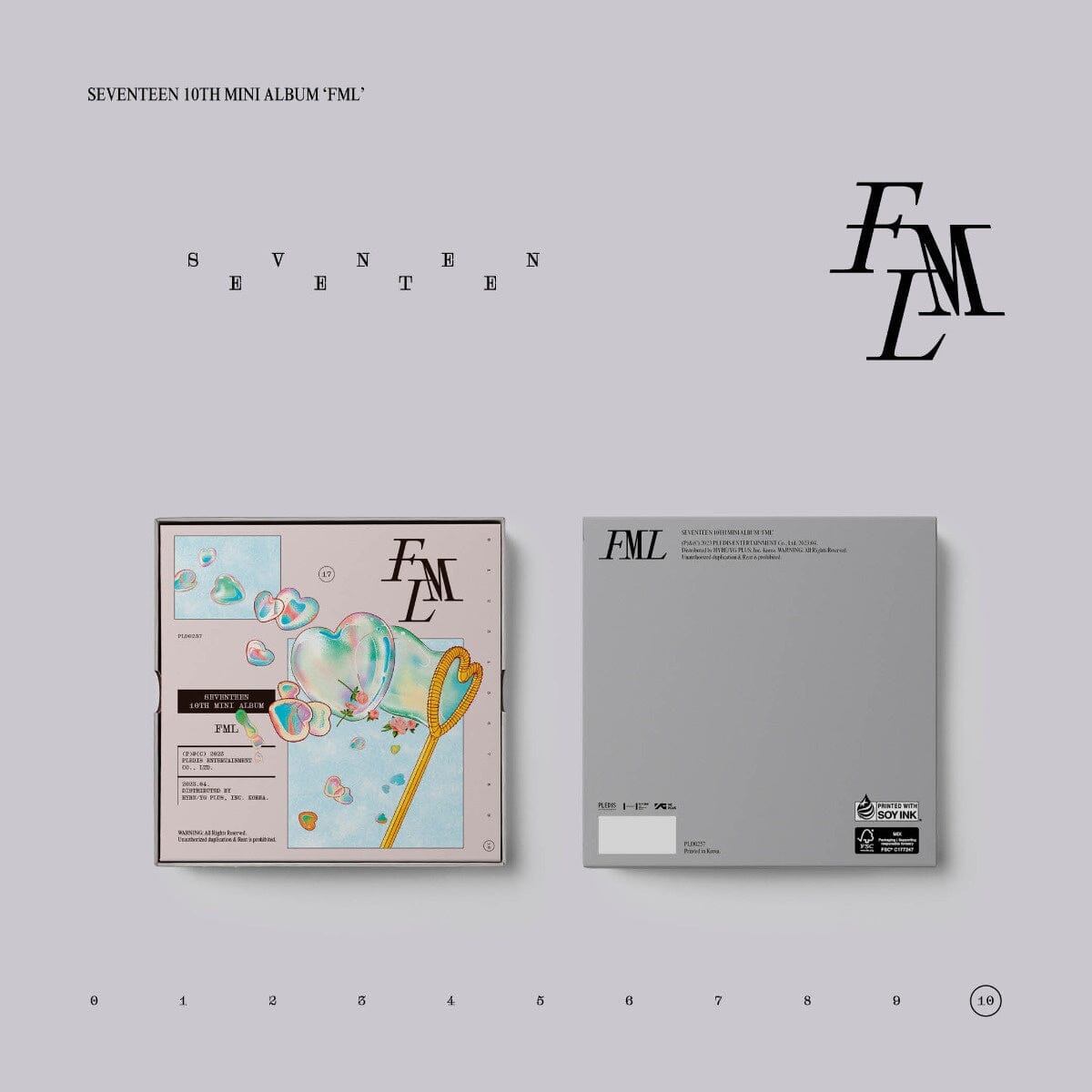 SEVENTEEN - FML 10TH MINI ALBUM (CARAT VER.) Nolae Kpop