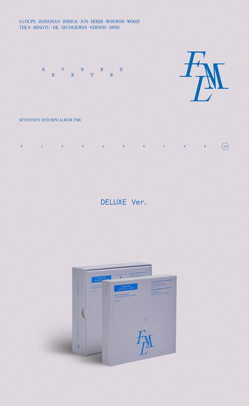 SEVENTEEN - FML (10TH MINI ALBUM) DELUXE VER. Nolae Kpop