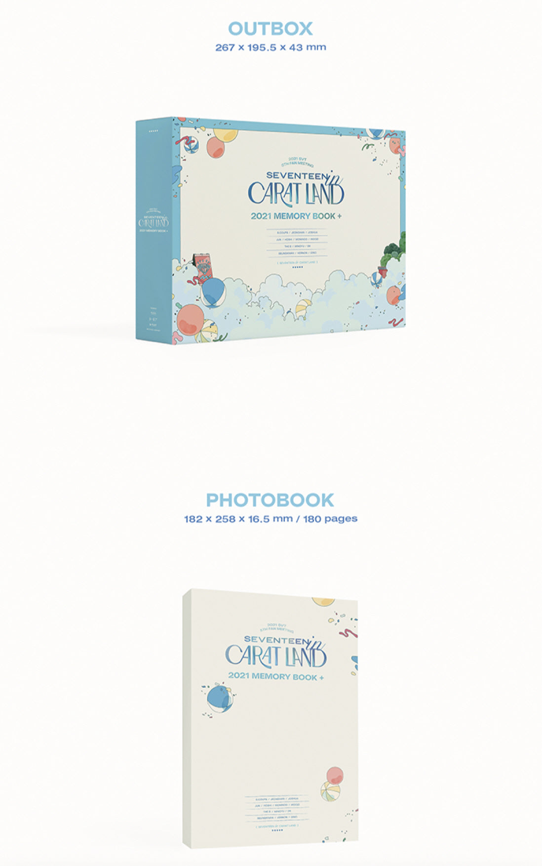 SEVENTEEN - [SEVENTEEN in CARAT LAND] MEMORY BOOK + Digital Code Nolae Kpop