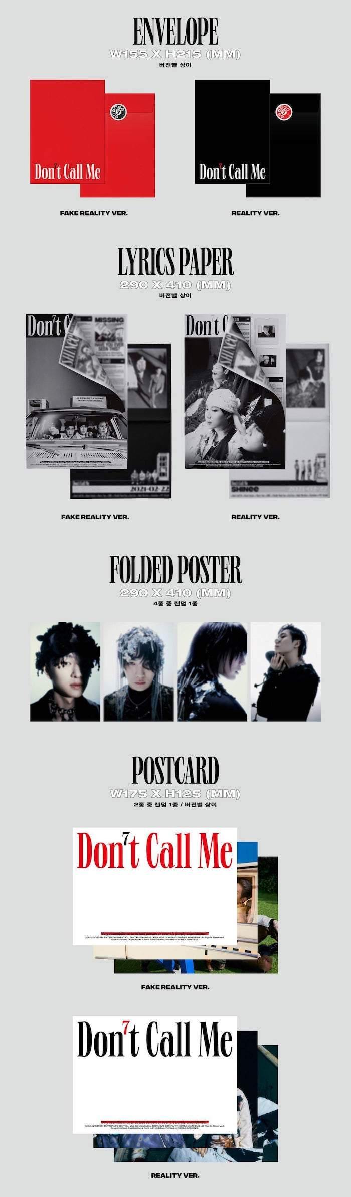 SHINEE - Vol. 7 [DON'T CALL ME] (PHOTOBOOK VER.)