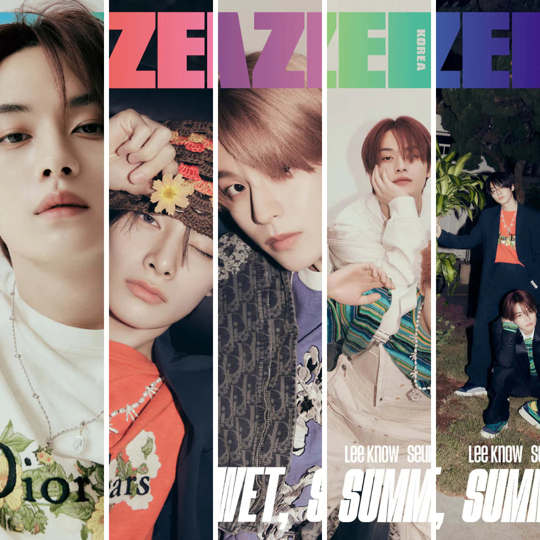 STRAY KIDS (Lee Know, Seungmin, I.N) - DAZED MAGAZINE (2023 July Issue) Nolae Kpop