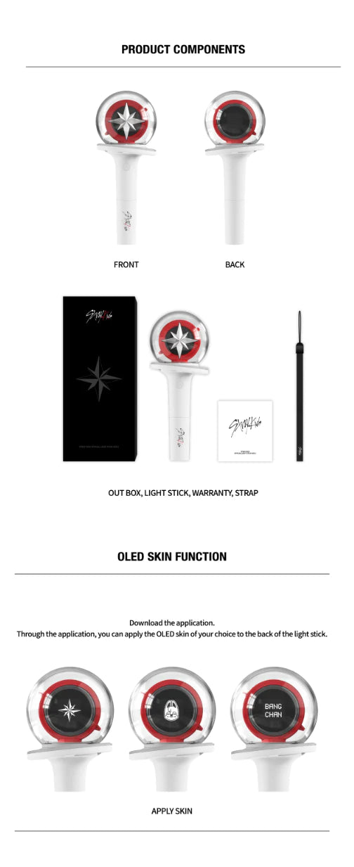 STRAY KIDS - OFFICIAL LIGHT STICK VER.2 Nolae Kpop