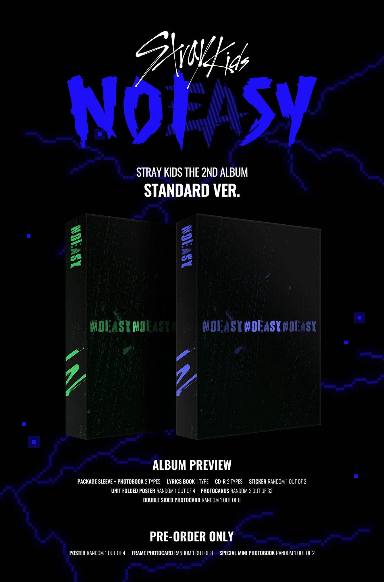 STRAY KIDS NOEASY ハン MMT STRAY KIDS - NOEASY 2nd Album (jewel case ver.)