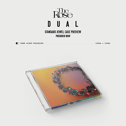 THE ROSE - DUAL (2ND FULL ALBUM) STANDARD JEWEL CASE Nolae Kpop