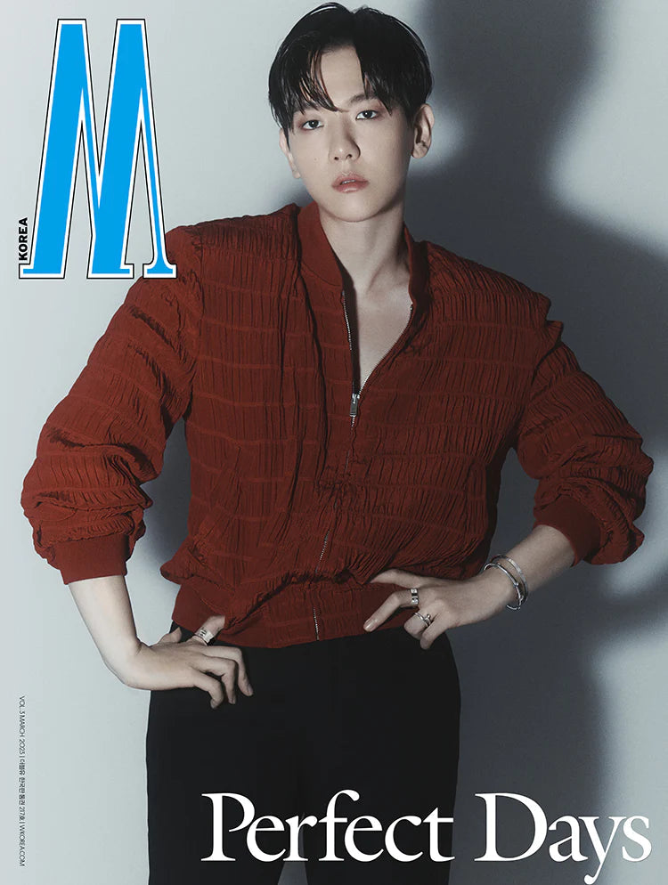 W KOREA - EXO BAEKHYUN COVER MAGAZINE 2023 VOL.3 Nolae Kpop