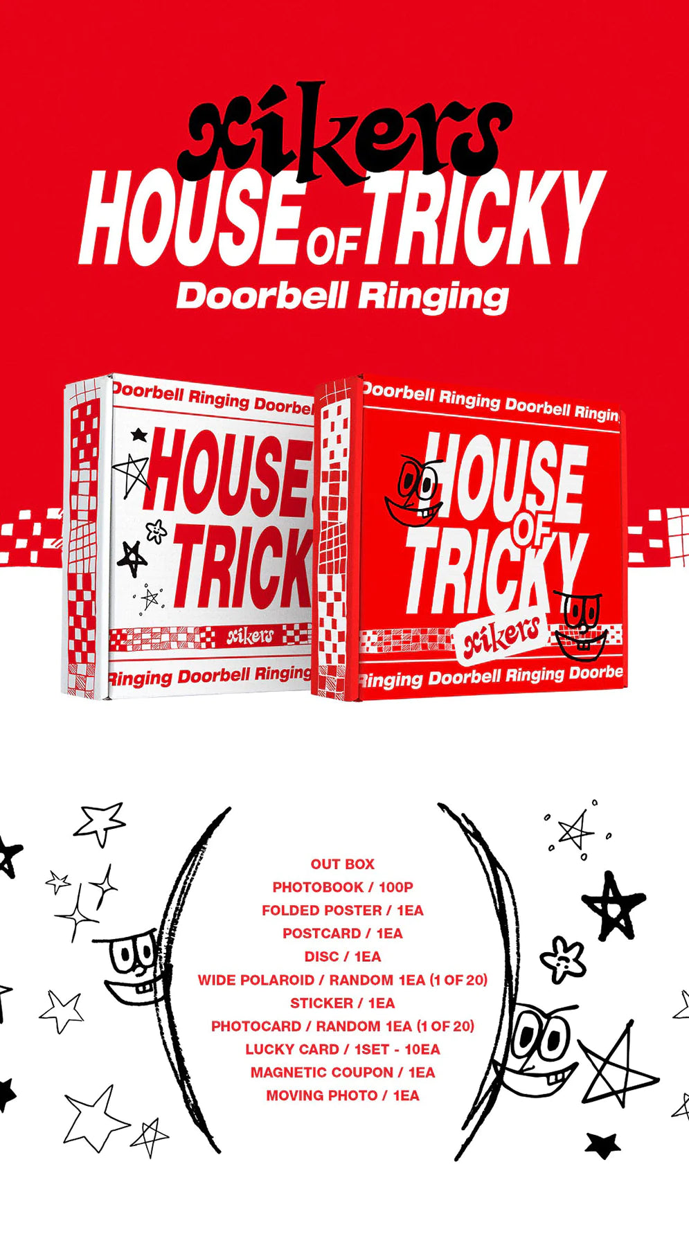 XIKERS - HOUSE OF TRICKY DOORBELL RINGING (1ST MINI ALBUM) Nolae Kpop